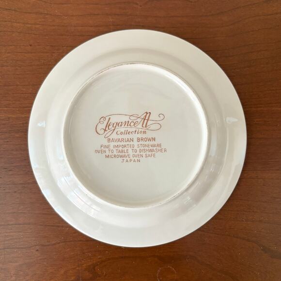 VTG Elegance II Collection Bavarian Brown Cup & Saucer | 4 Sets | 1970s | EUC - Picture 7 of 8